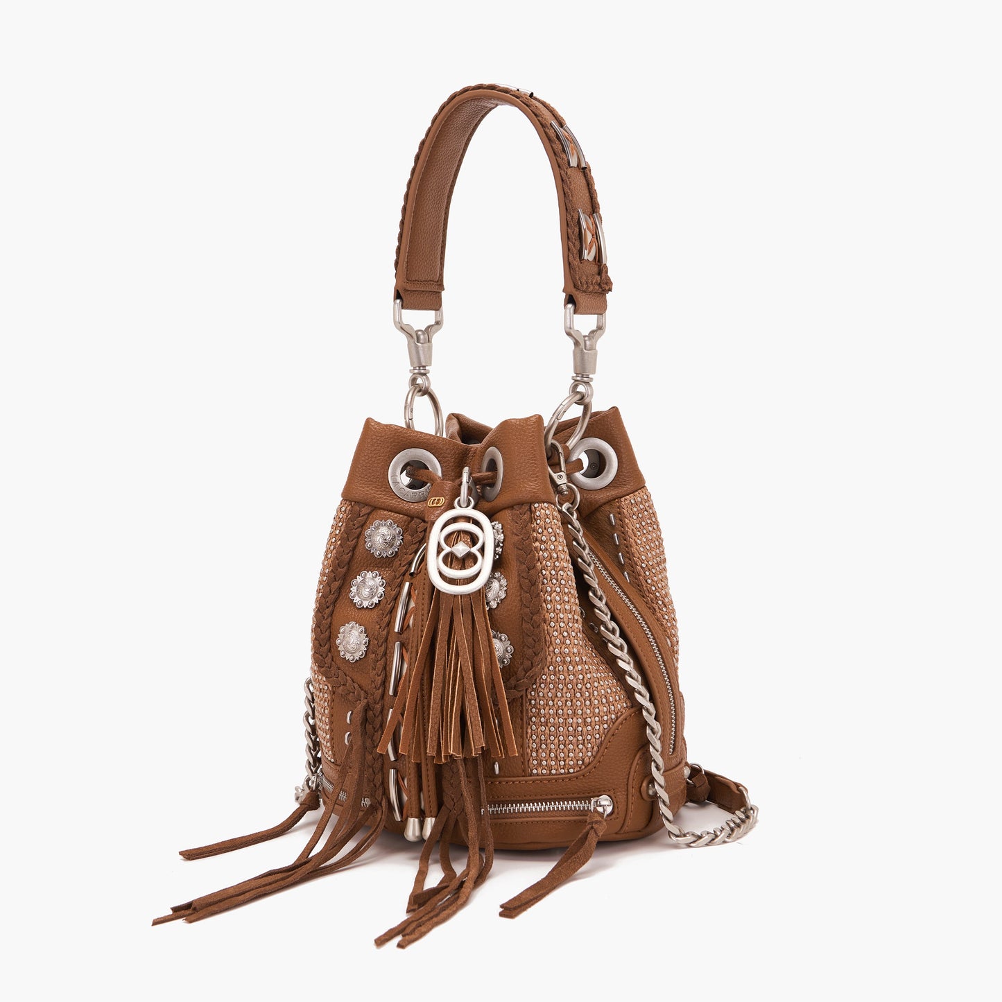 Secchiello Ethnic Cuoio - Immagine 2