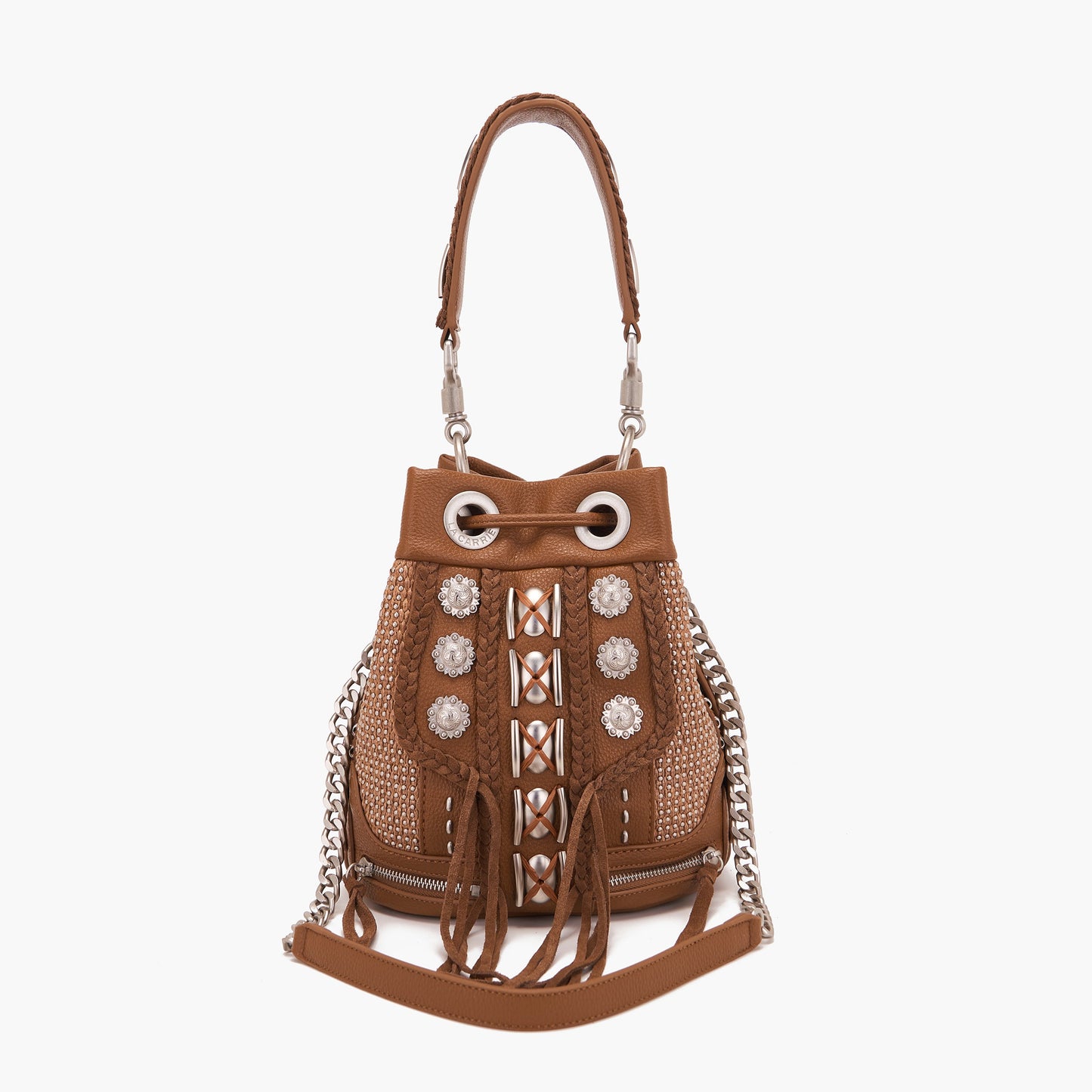 Secchiello Ethnic Cuoio - Immagine 3