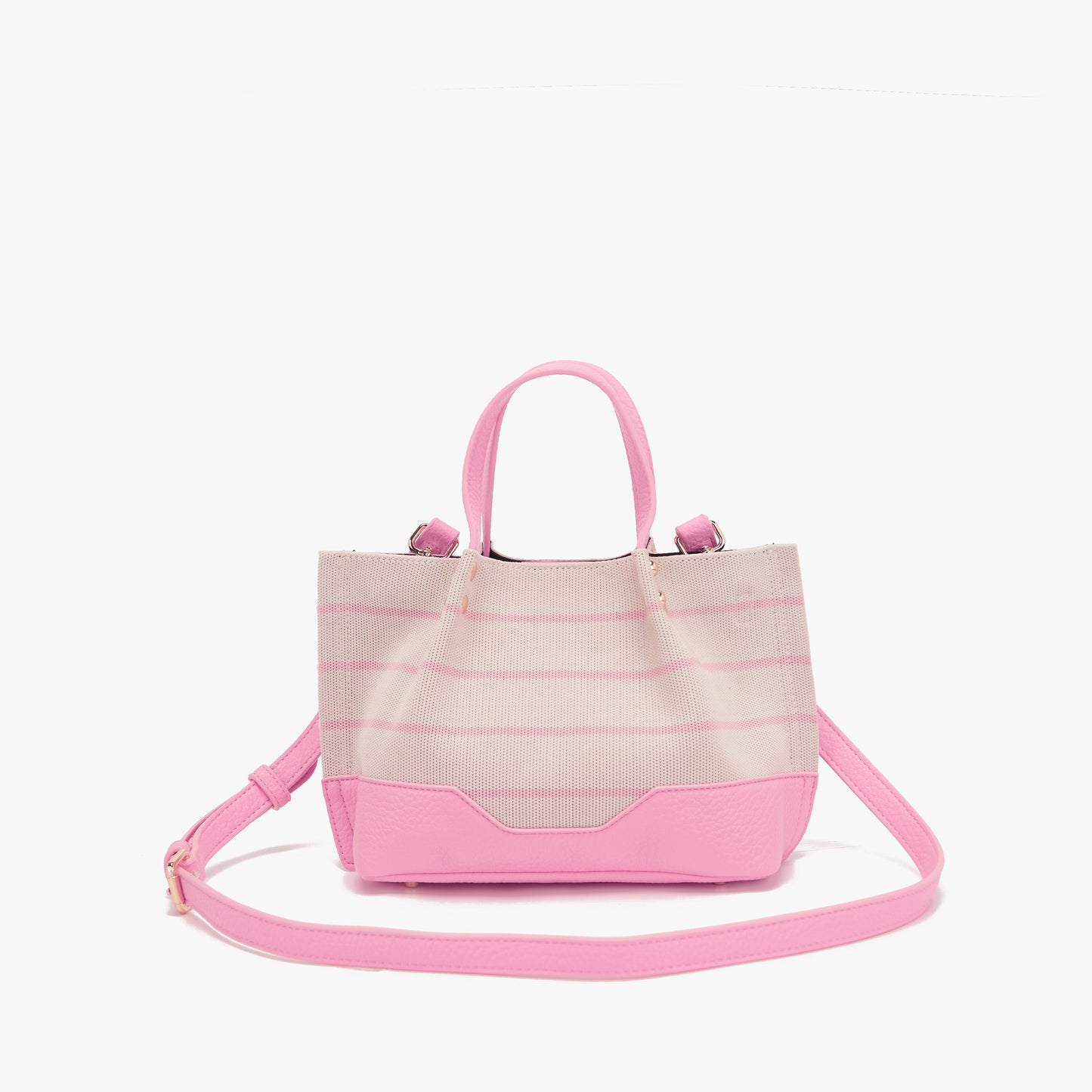 Borsa Shopping Stripes Pink - Immagine 3