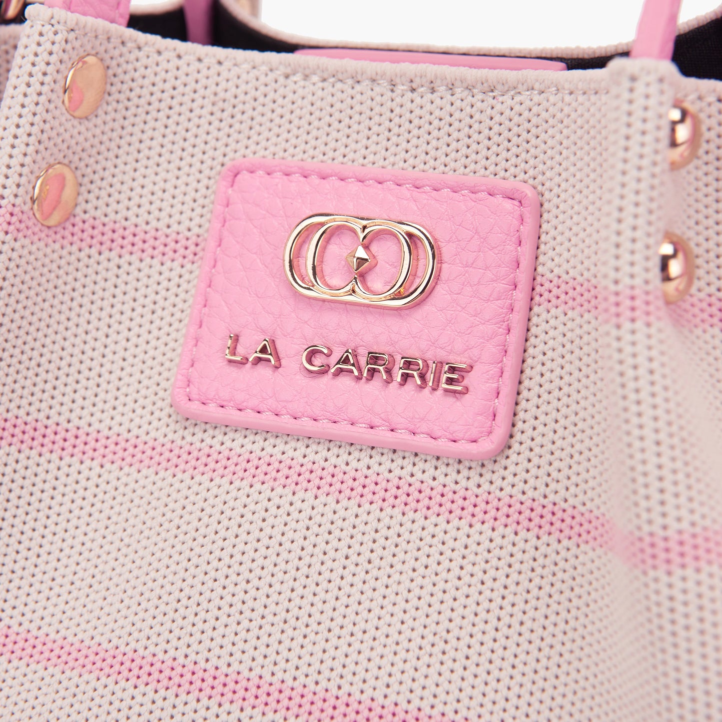 Borsa Shopping Stripes Pink - Immagine 4