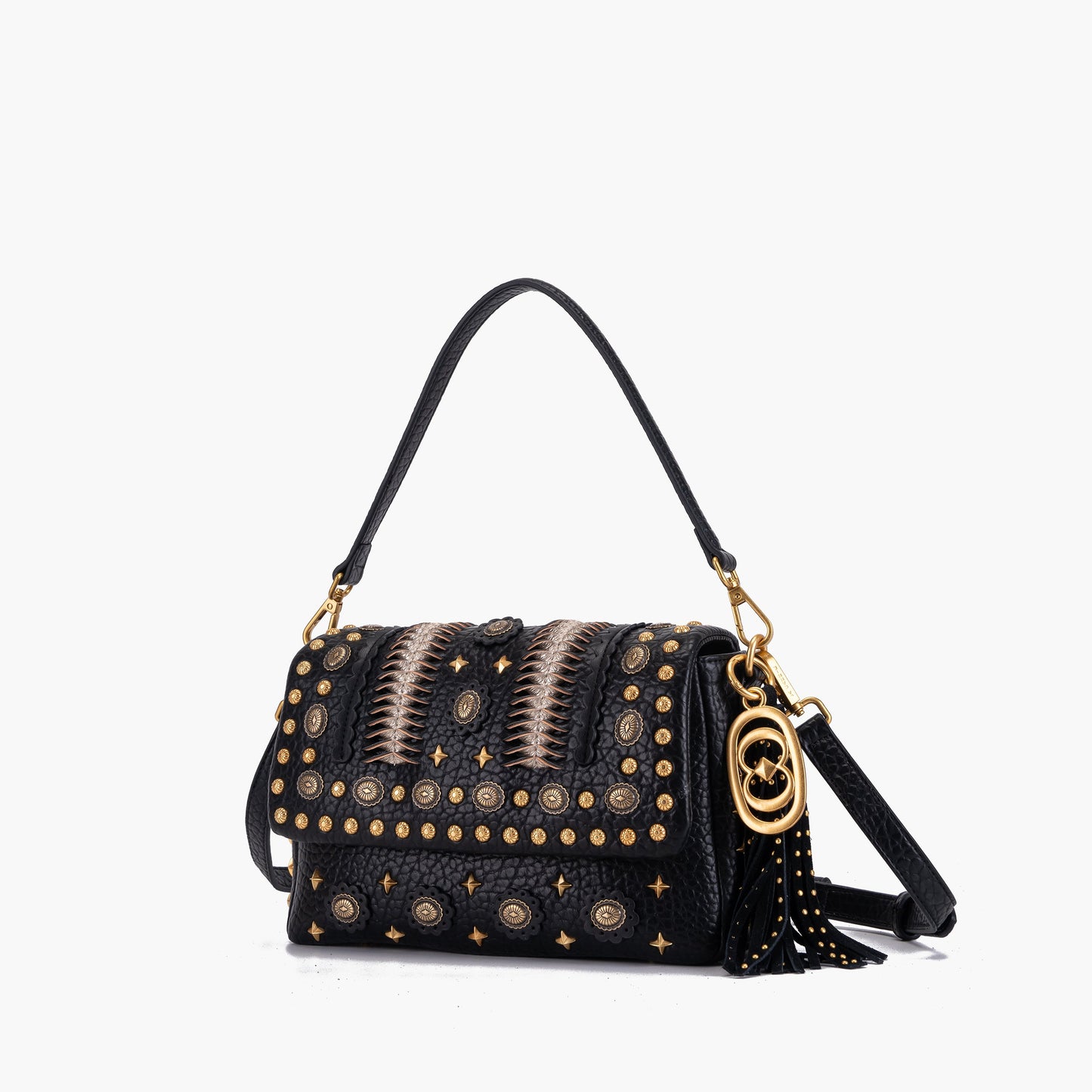 Borsa a spalla Jungle Black - Immagine 2