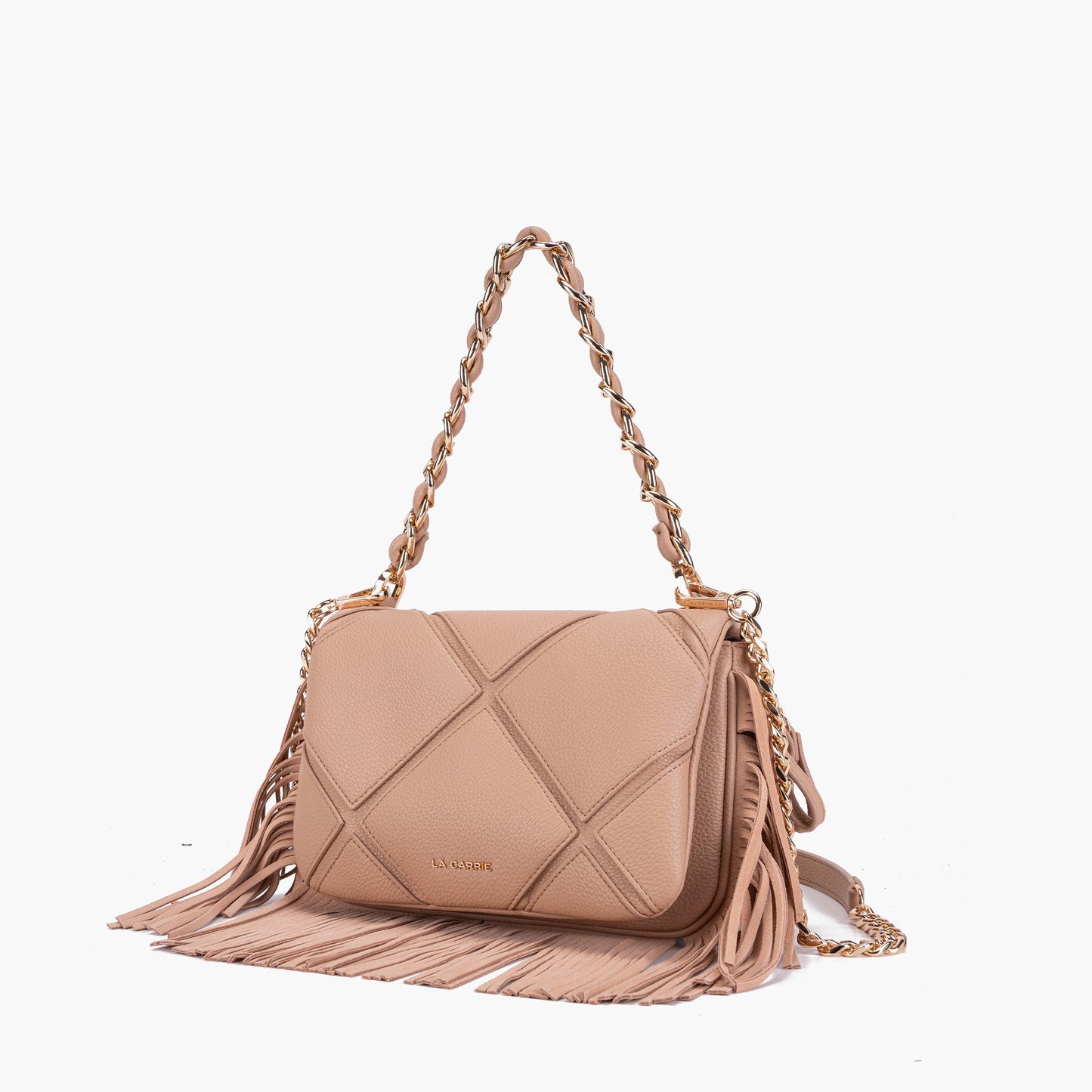 Borsa a spalla Isabel Beige - Immagine 2
