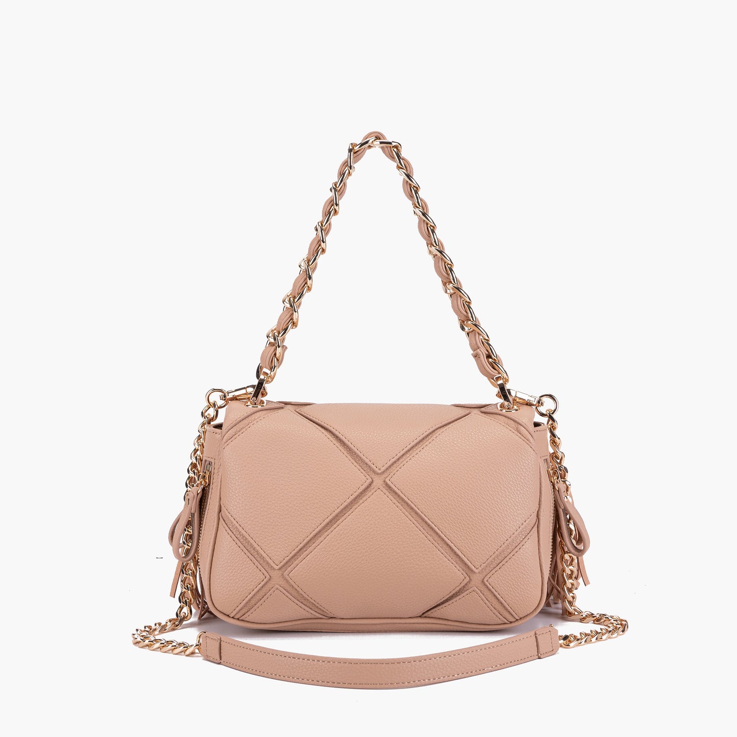 Borsa a spalla Isabel Beige - Immagine 3