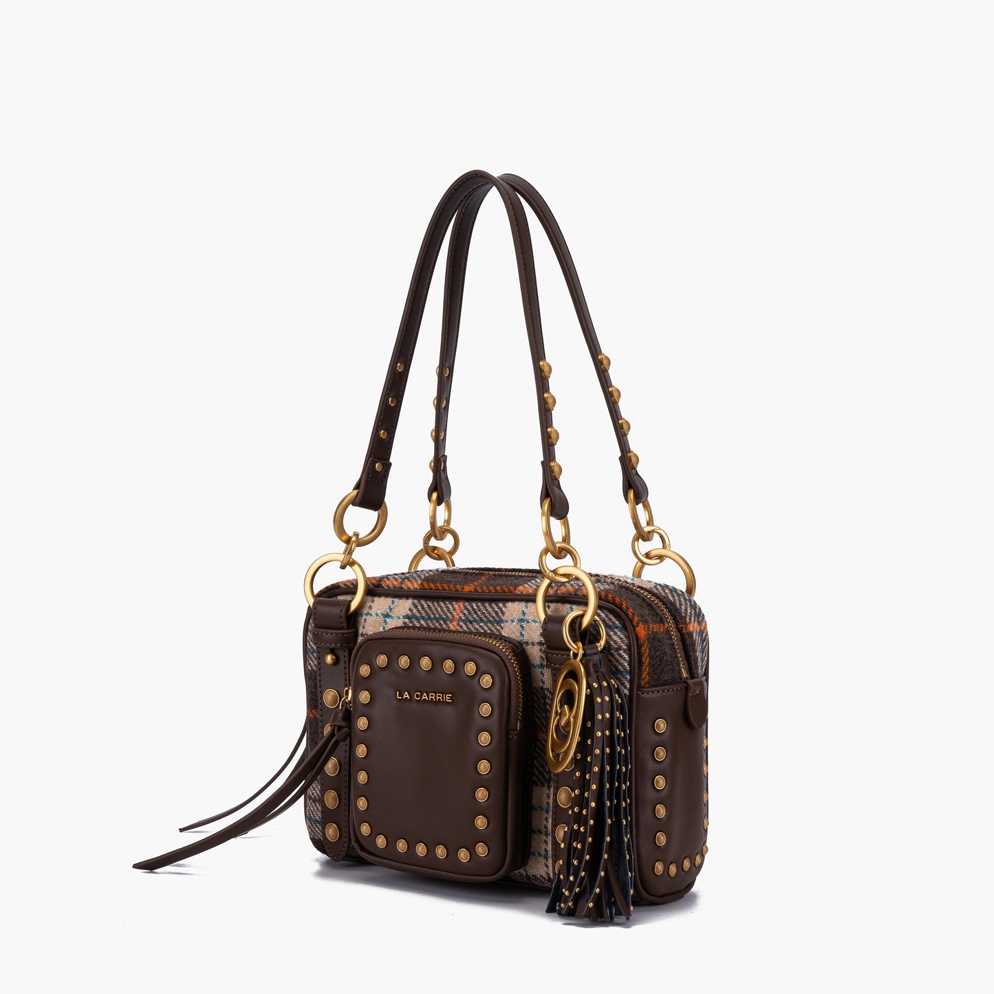 Borsa a spalla Scottish Combi Brown - Immagine 2