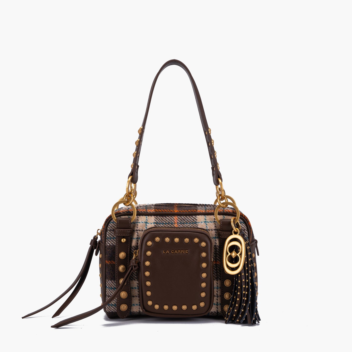 Borsa a spalla Scottish Combi Brown - Immagine 6