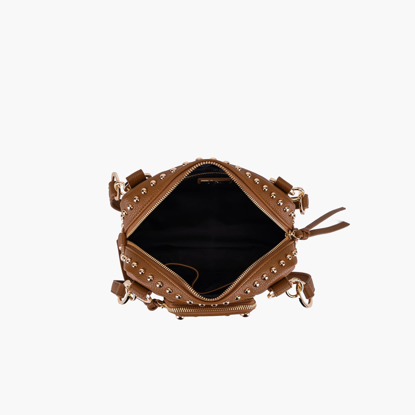 Borsa a spalla Planets Cuoio - Immagine 5