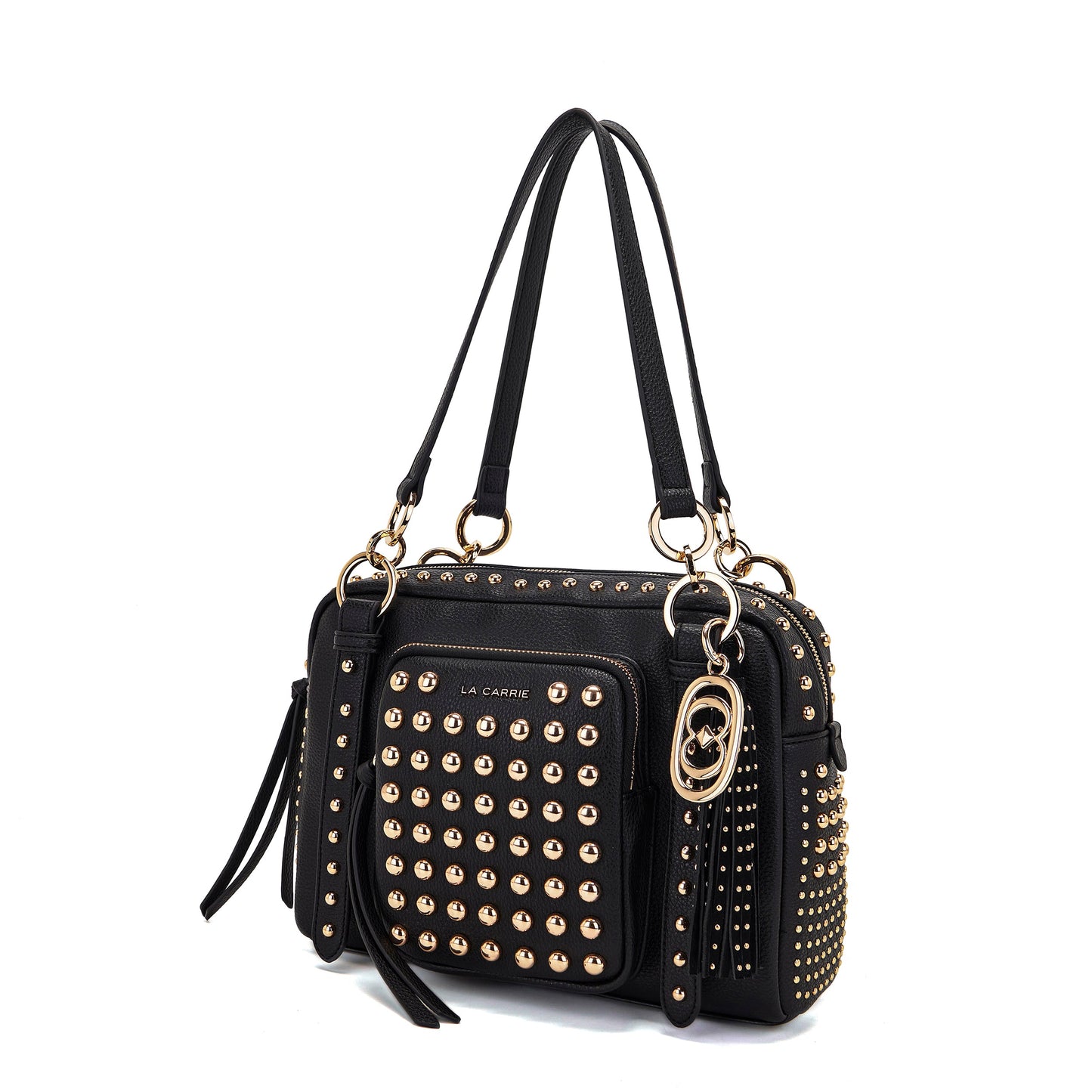 Borsa a spalla Planets Black - Immagine 2