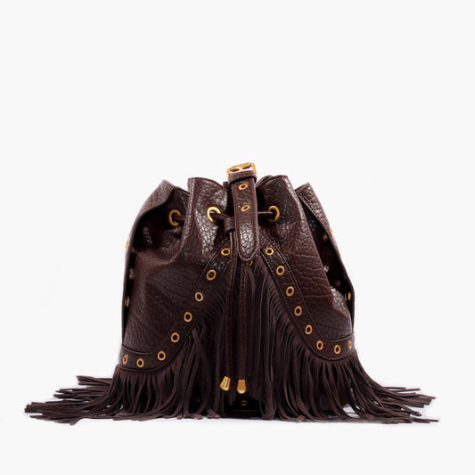 Secchiello Fringes Brown