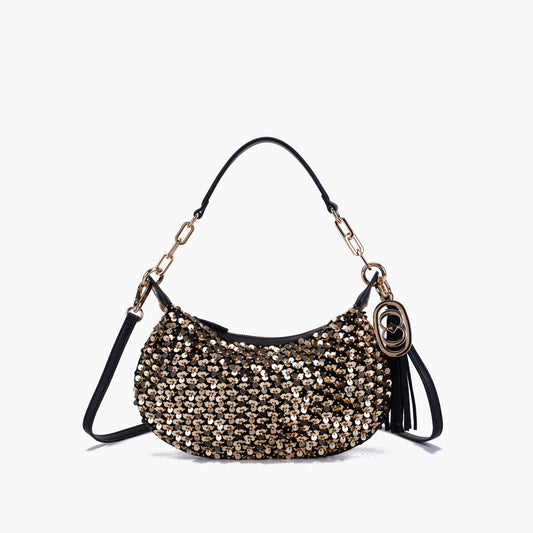 Borsa a spalla Night Edition Gold