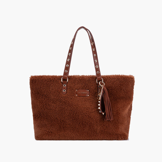 Borsa Shopping Teddy Cuoio