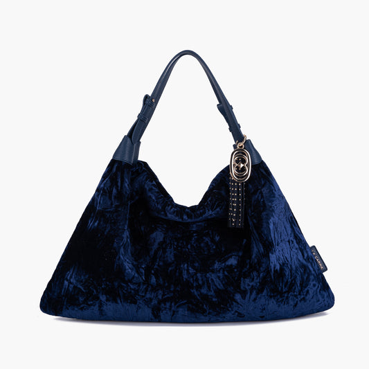 Borsa Shopping Velvet Navy