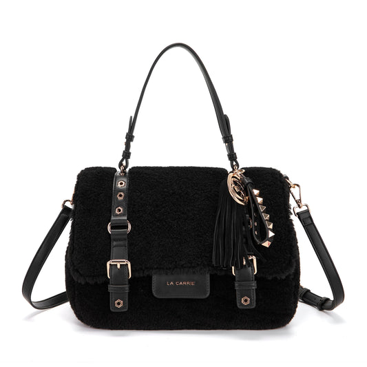 Borsa Shopping Grande Atena Teddy Black