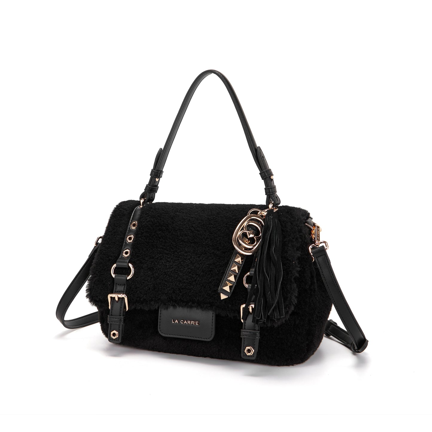 Borsa Shopping Medium Atena Teddy Black - Immagine 2