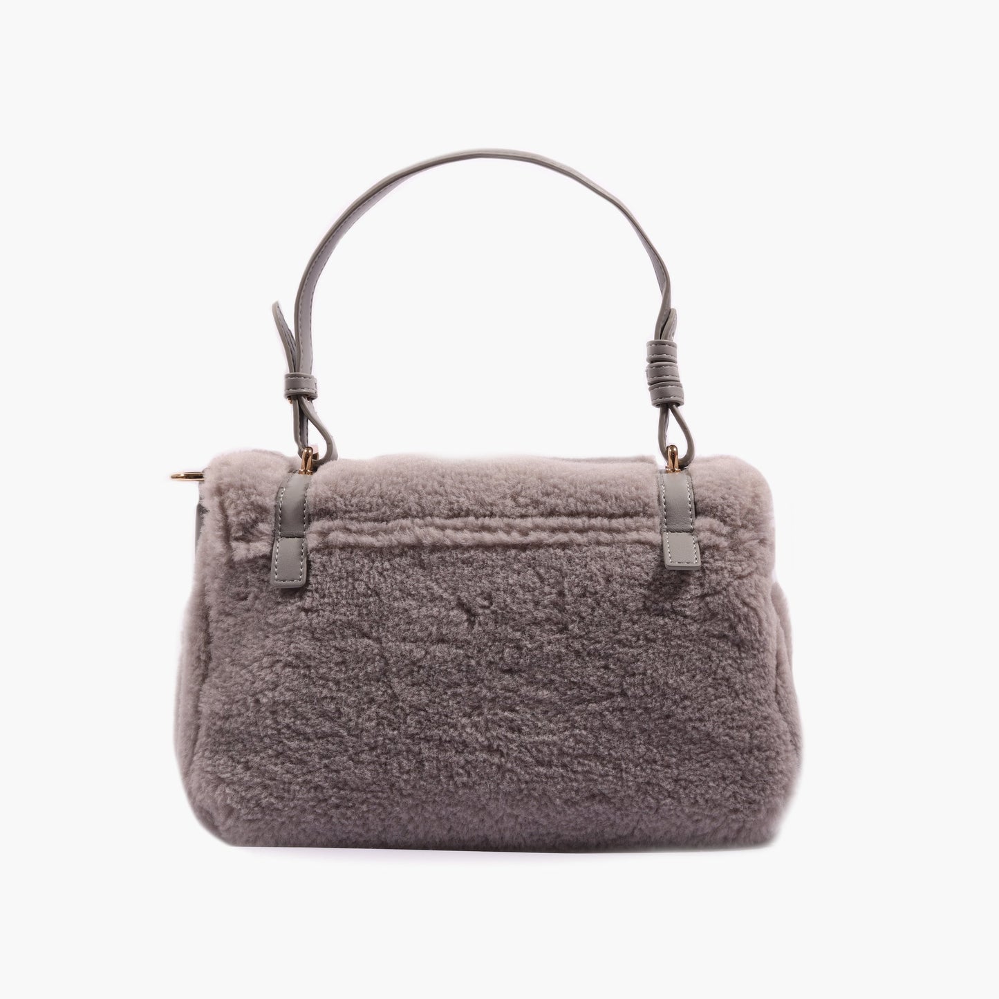 Borsa Shopping Medium Atena Teddy Grey - Immagine 3