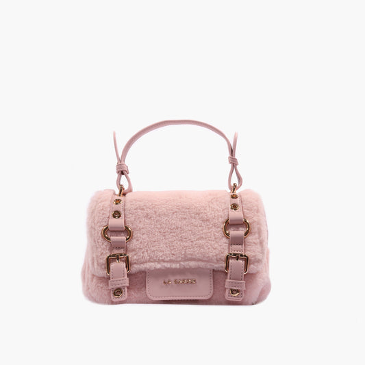 Borsa Shopping Small Atena Teddy Pink