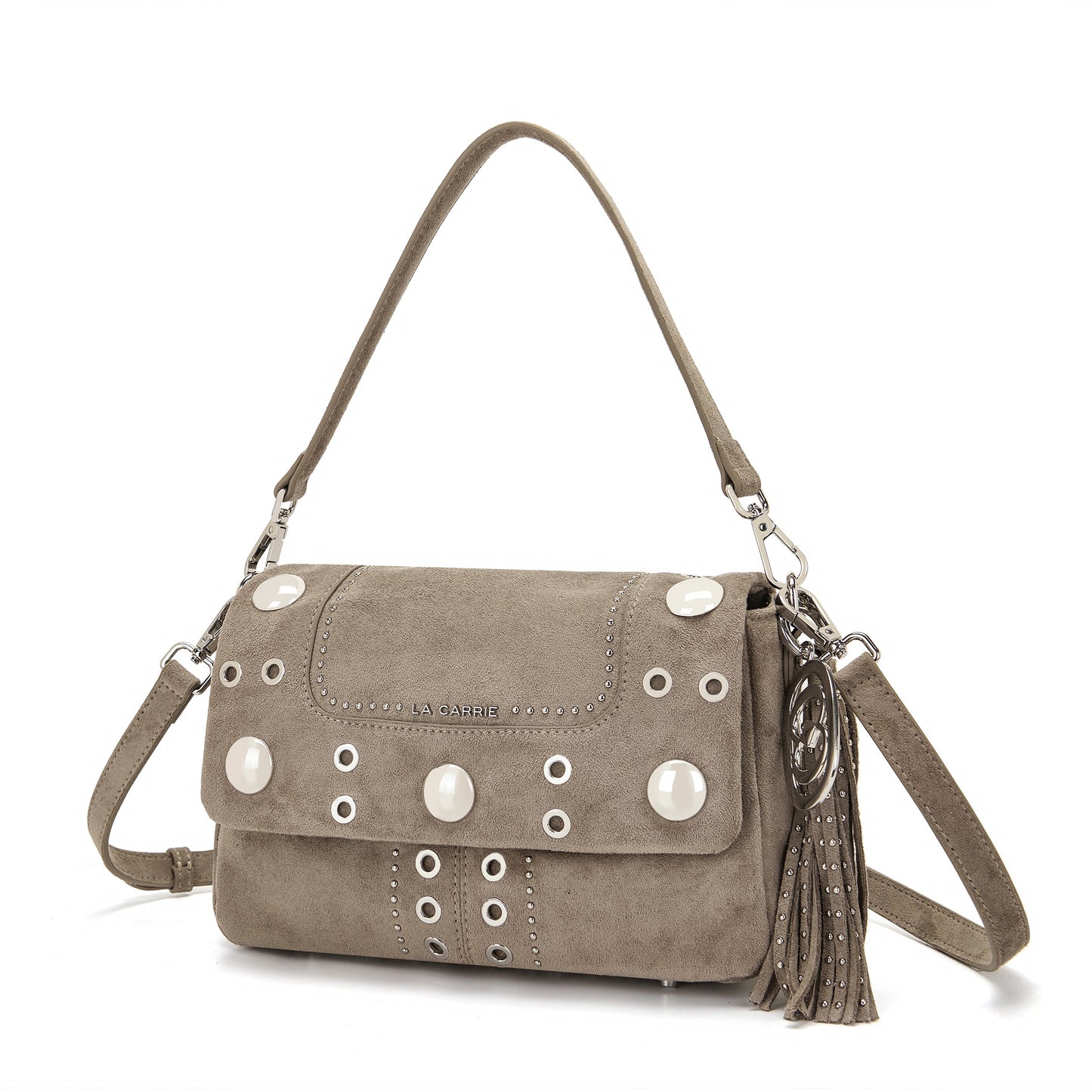 Borsa a spalla Etnic Taupe - Immagine 2