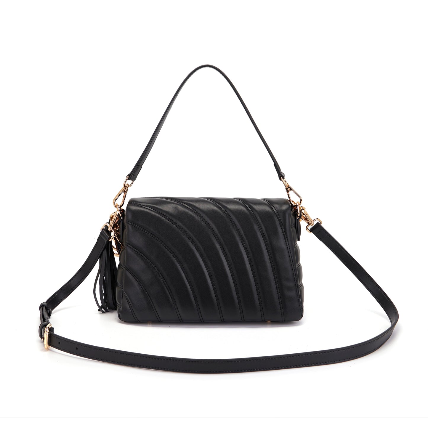Borsa a spalla Touchy Black - Immagine 3