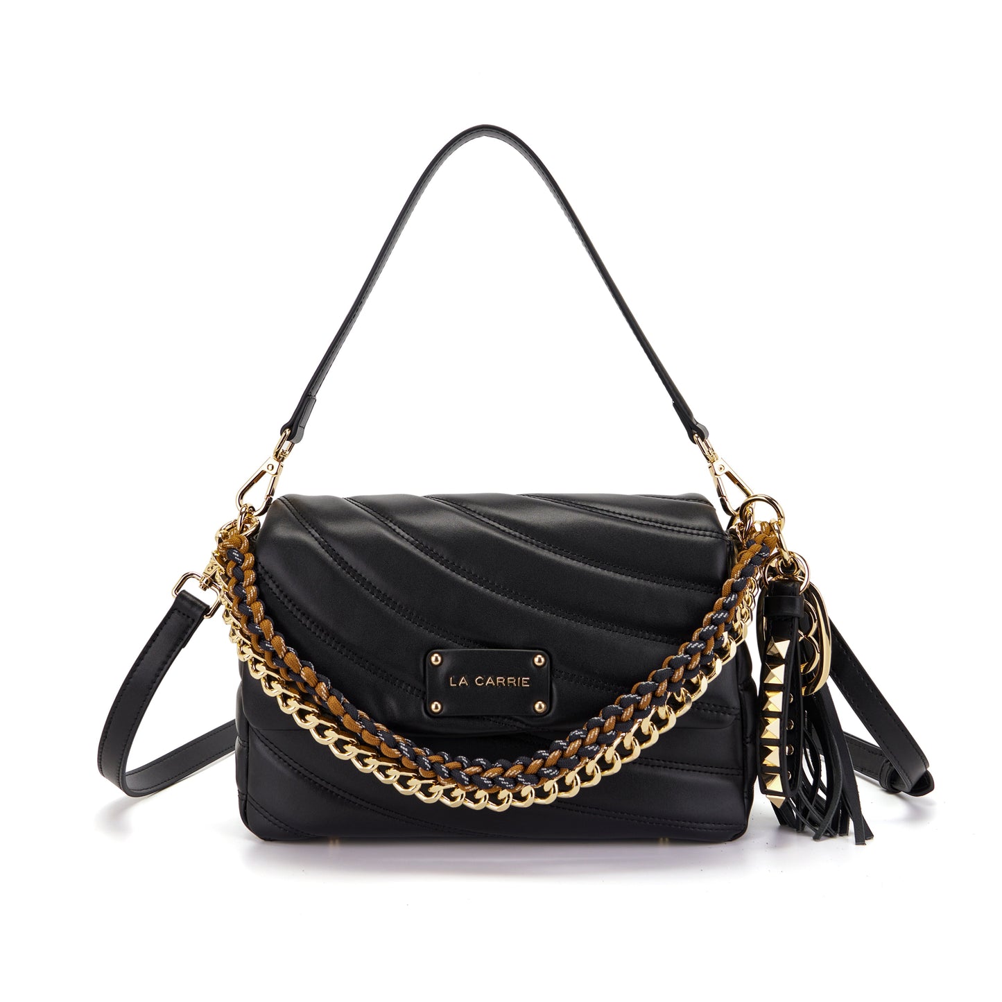 Borsa a spalla Touchy Black - Immagine 6