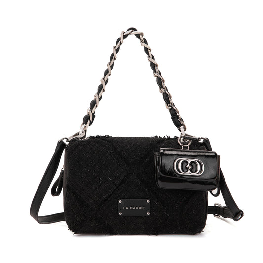 Borsa a spalla Isabel Cross Black