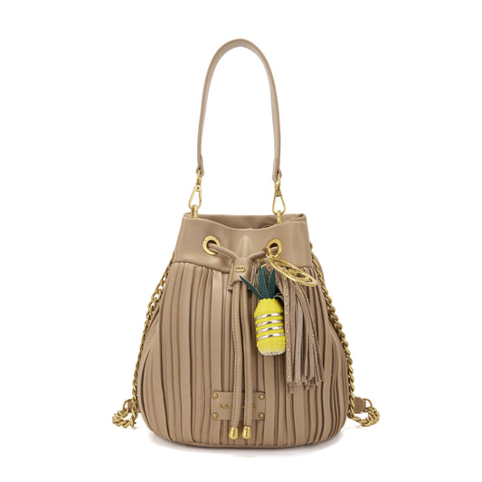 Secchiello Plisse' Beige