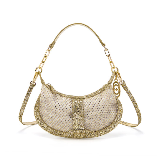 Borsa a spalla Night Edition Gold