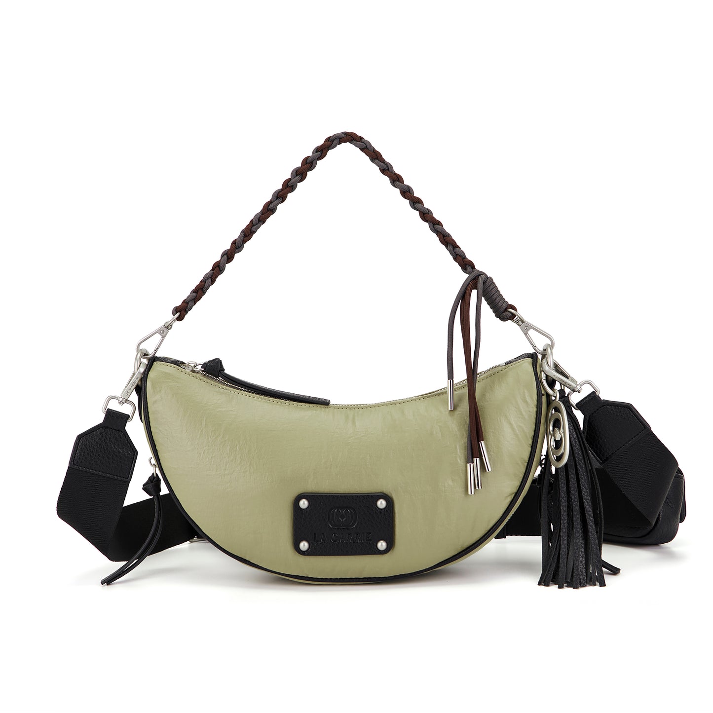 Borsa a spalla Fiber Taupe - Immagine 6