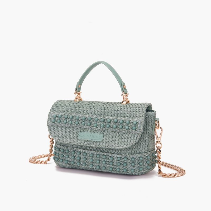 BORSA A MANO MALIBU GREEN - Immagine 3