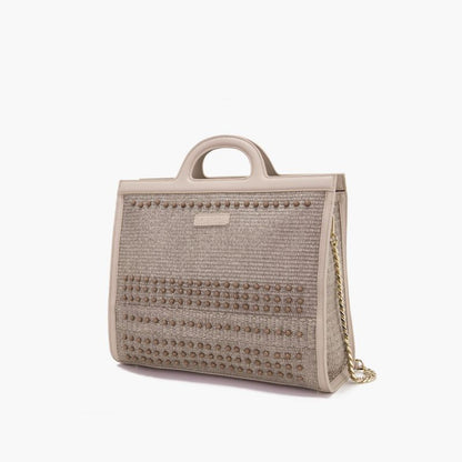 BORSA SHOPPING MALIBU IVORY - Immagine 3