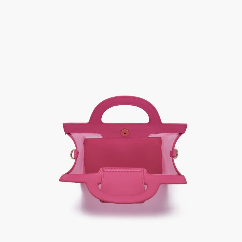 BORSA SHOPPING SQUARE PINK - Immagine 6