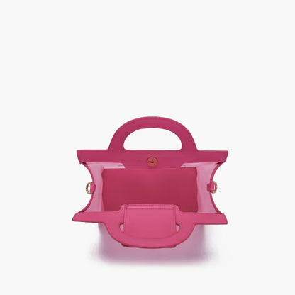 BORSA SHOPPING SQUARE PINK - Immagine 6