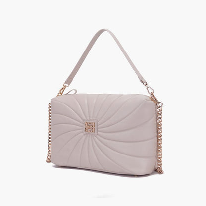 BORSA A SPALLA OYSTER  TAUPE - Immagine 3