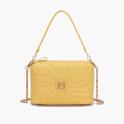 BORSA A SPALLA OYSTER YELLOW - Immagine 2