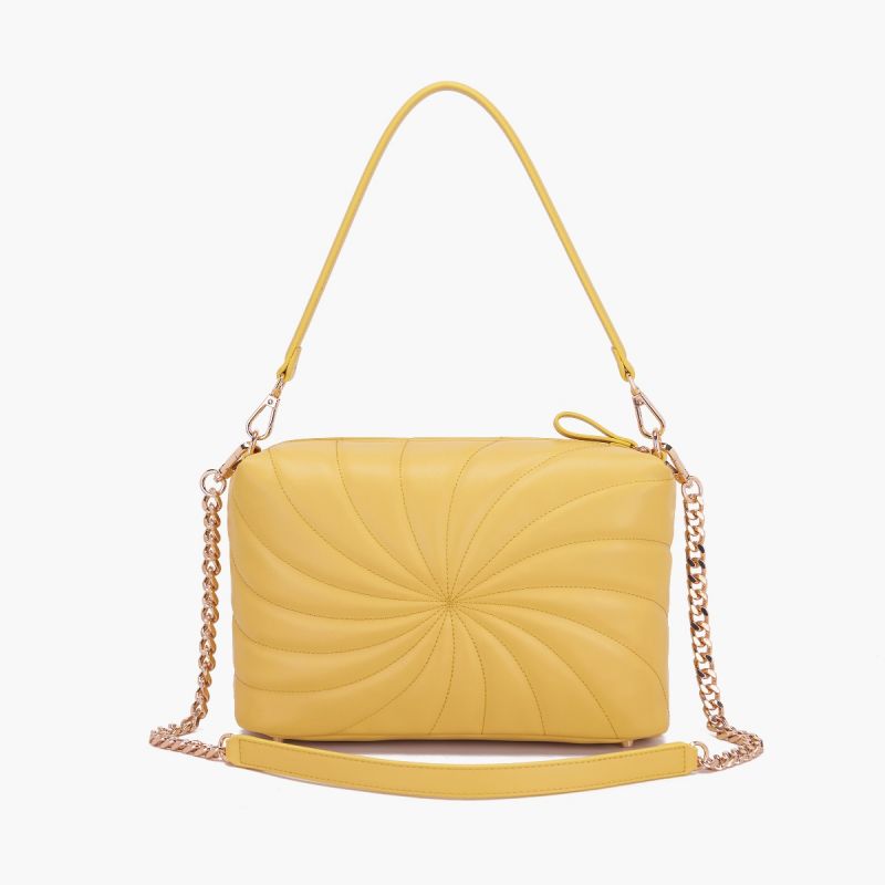 BORSA A SPALLA OYSTER YELLOW - Immagine 5