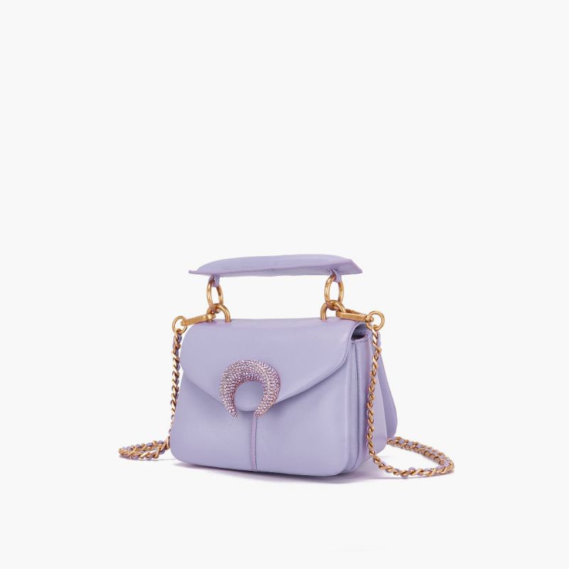 BORSA A SPALLA MOONLIGHT LILLA - Immagine 3