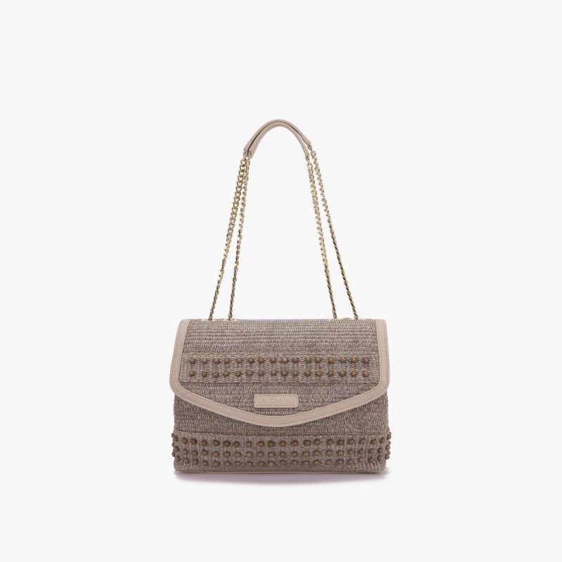 BORSA A SPALLA MALIBU IVORY - Immagine 2