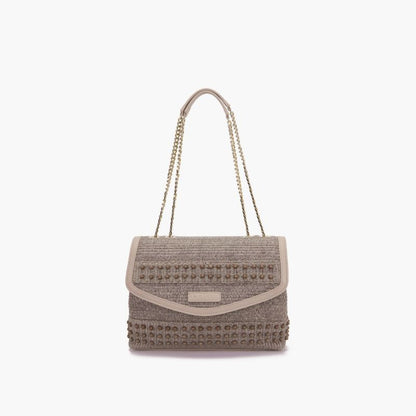 BORSA A SPALLA MALIBU IVORY - Immagine 2