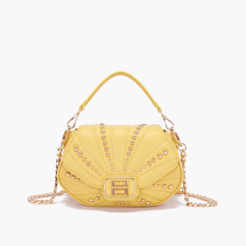 BORSA A MANO OYSTER YELLOW - Immagine 2