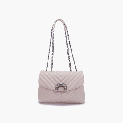 BORSA A SPALLA MOONLIGHT IVORY - Immagine 2