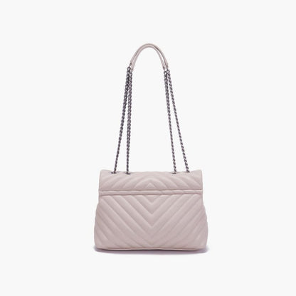 BORSA A SPALLA MOONLIGHT IVORY - Immagine 4