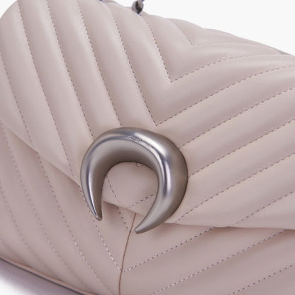 BORSA A SPALLA MOONLIGHT IVORY - Immagine 5