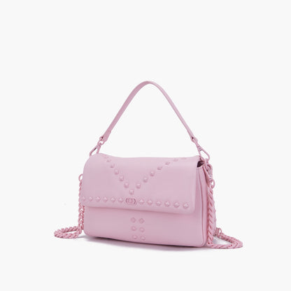 BORSA A MANO FRIVOLOUS ROSA - Immagine 3