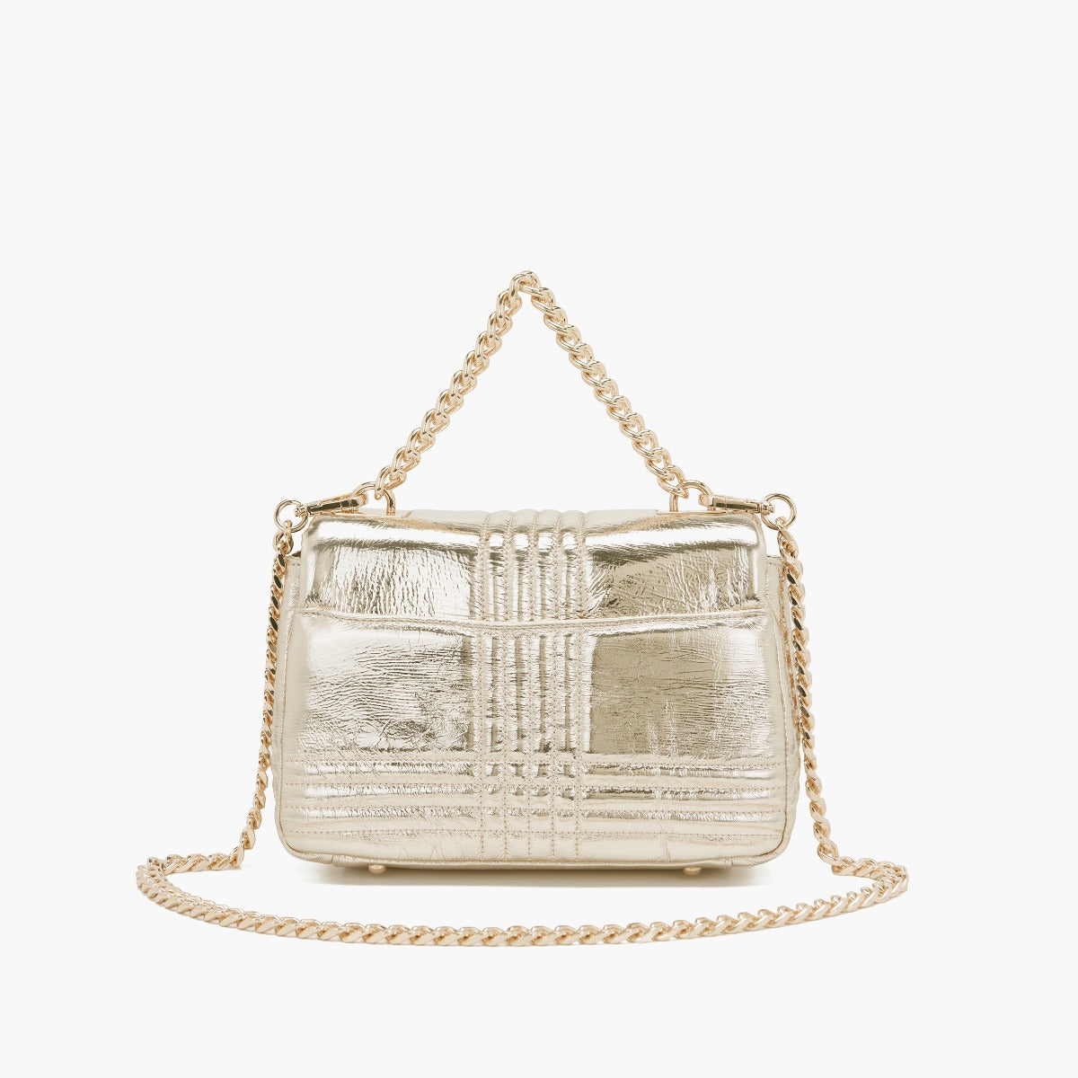 BORSA A MANO SHINY GOLD - Immagine 4