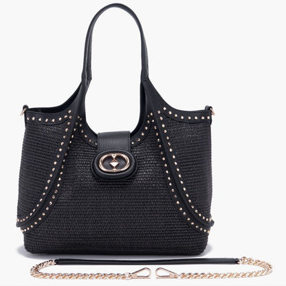 BORSA SHOPPING ROMANTIC BLACK - Immagine 2