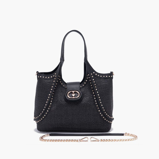 BORSA SHOPPING ROMANTIC BLACK - Immagine 7