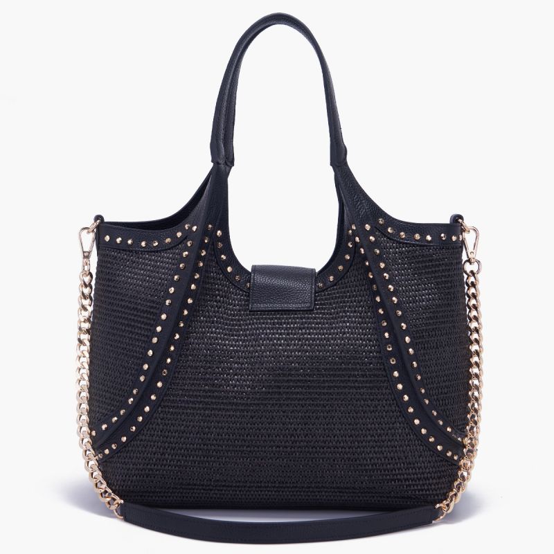 BORSA SHOPPING ROMANTIC BLACK - Immagine 4