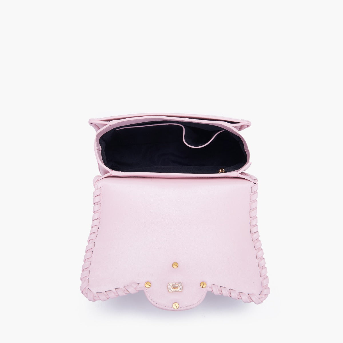 BORSA A MANO MONOGRAM ROSA - Immagine 6