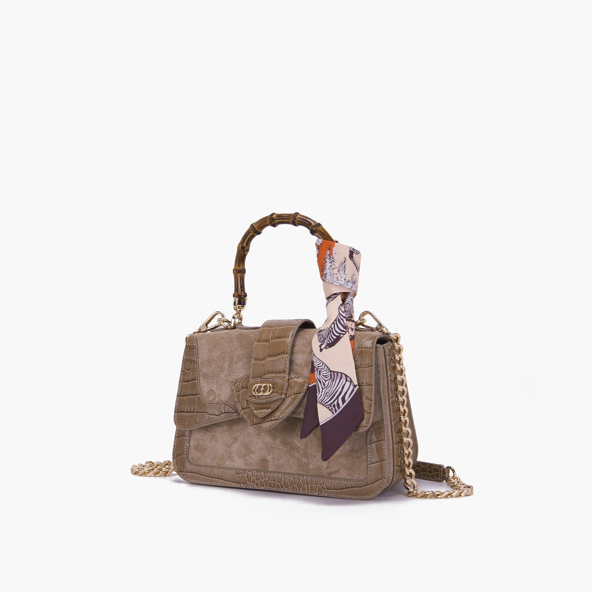 BORSA A MANO TEMPEST TAUPE - Immagine 3