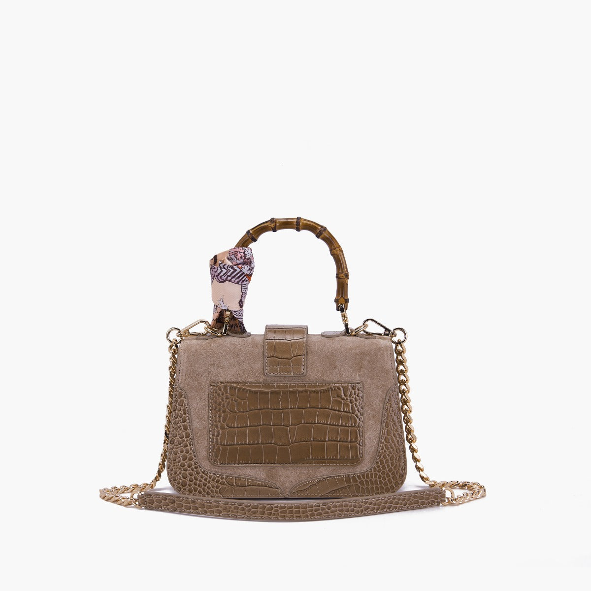 BORSA A MANO TEMPEST TAUPE - Immagine 4