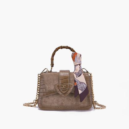 BORSA A MANO TEMPEST TAUPE - Immagine 7