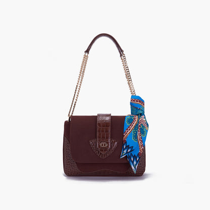 BORSA A SPALLA TEMPEST BROWN - Immagine 2